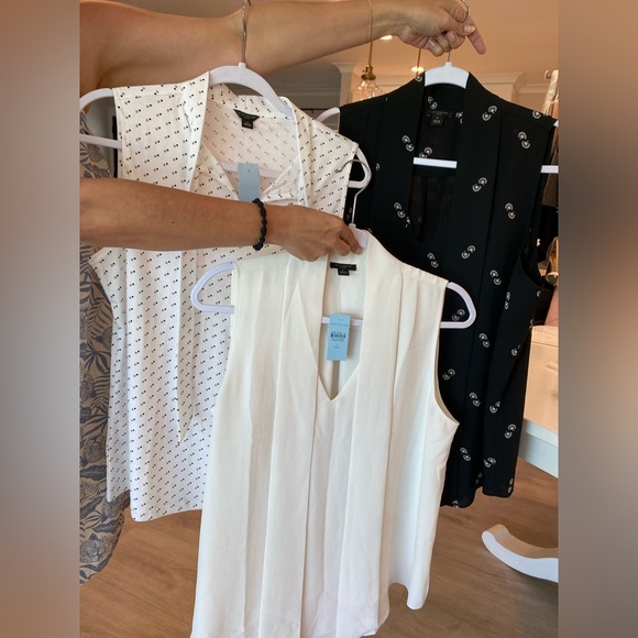 Ann Taylor Tops - Bundle 3 ANN TAYLOR sleeveless tops - size LP (2 NWT)